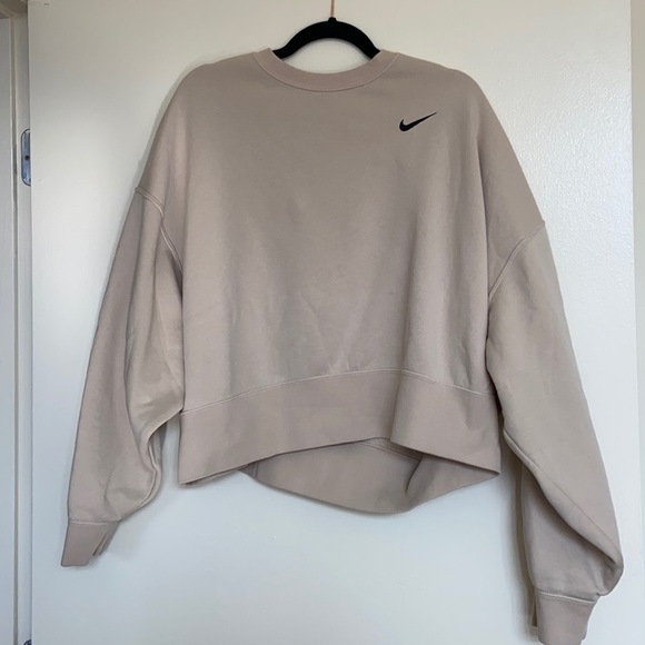 tan nike pullover